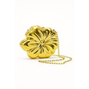 NEW MARLO kids gracie flower bag in gold